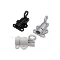 【LZ】bdwvj2 Window Gate Security Pull Ring Spring Bounce Door Bolt Aluminum Latch Lock White