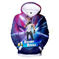 2023 style Men and Women Anime Battle Royale Hoodie Birthday Gift   3D Victory Royale Hero Thin Hoodie  Game，can be customization