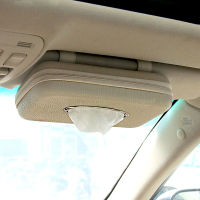 Car Visor Tissue Holder, PU Leather Car Napkin Holder Luxury Car Tissue Box Case Paper Towel Box Car Accessories