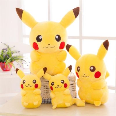 25-65 Cm Smile Pikachu Anak Patung Haiwan Cute Anime Toy Plush Lembut untuk Kanak-Kanak Kanak-Kanak Kanak-Kanak Hari Jadi