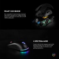 FANTECH HELIOS XD3 Gaming Mouse PIXART3335 And Huano 50M Clicks 2.4Ghz + Wired Mouse 400IPS 6 Macro Switch Mice For PC Gamer