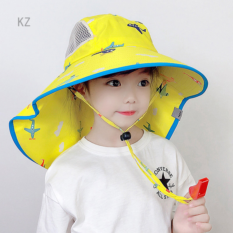 Magracy Kids Girls Summer Sun Protection Hat UPF 50 Bucket Hat Adjustable Chin Strap 