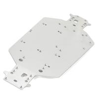 For HSP 1/10 RC Car Bottom Plate 04001 Chassis 94111 Cart 94170 94107,Modified and Upgraded Accessories Silver