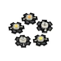 10ชิ้น1W หลอดไฟก้อน Led ไดโอดแสงสีขาวอบอุ่นหลอดไฟแสงคูลไวท์แสงยูวีชิปแสง Grow สเปกตรัมเต็มสเปกตรัม Led พร้อมอ่างล้างจาน Pcb