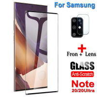 2 in 1 ฟิล์มกระจกนิรภัย Protective Glass For Samsung Galaxy Note20/20 Ultra /S20 Ultra Camera Screen Protector ฟิล์มกระจกนิรภัยเต็มจอ for samsung note 20 note 20 ultra s 20 s20 plus s20 Plus 5G Tempered Glasses Film