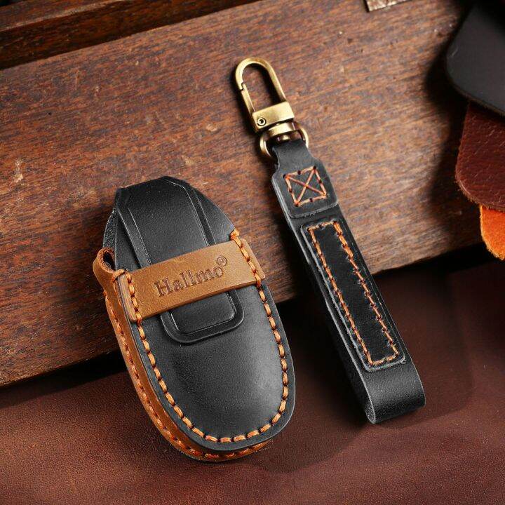 leather-car-key-case-cover-3-button-fob-holder-for-suzuki-vitara-swift-ignis-kizashi-sx4-baleno-ertiga-2019-shell-protection