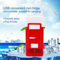 【Clearance】【ห้ามพลาด】[ราคาถูกสุด]【Gold Certified】LED Mini USB Refrigerator Mini USB Fridge Drinks Beverage Cans Refrigerator and Heater