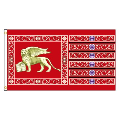 90x150cm Most Serene Repubilc Of Venice Flag Polyester Middle Ages Banner Home or Outdoor For Decoration  Power Points  Switches Savers