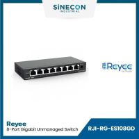 Ruijie รูเจีย รุ่น RG-ES108GD สวิตซ์ Reyee RG-ES108GD 8-Port Gigabit unmanaged Switch, 8 Gigabit RJ45 Ports ,Steel Case