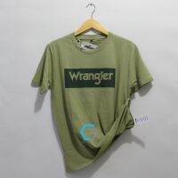 เสื้อยืด Wrangler ชาย/หญิง ผ้าตคอตอน 30s นำเข้าฟรีถุงกระดาษ