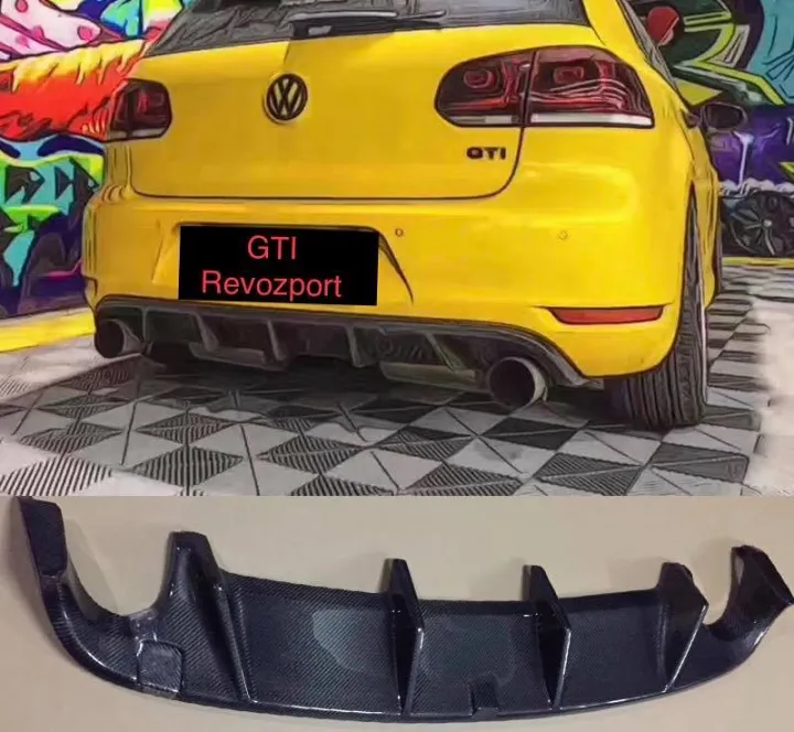 Volkswagen Golf mk6 GTI Revo revozsport revosport Rear carbon fiber