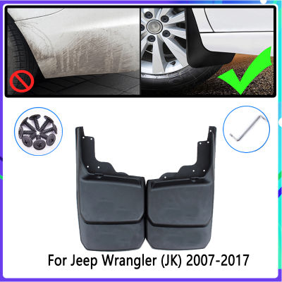 Car Mud Flaps for Jeep Wrangler JK 2007~2017 2008 2009 2010 2011 2012 Mudguard Splash Guards Fender Mudflaps Auto Accessories
