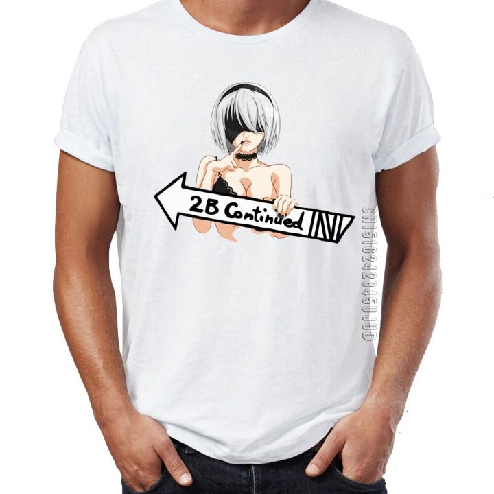 japan-style-mens-t-shirt-nier-automata-2b-strong-anime-existential-crisis-artwork-printed-tee-cotton-fabric