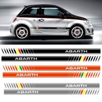 for Fiat 500 Abarth Bi color Custom side stripe decal / sticker da4-0012