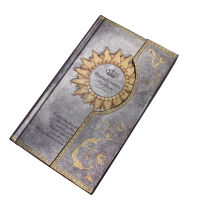 Mysterious Retro Magnet Buckle Magic Notebook Diary European Notepad Page 192 11.1x19.2cm Travel logbook Hand Account Notebook