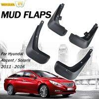 แผ่นบังโคลนชุดแม่พิมพ์สำหรับ Hyundai Accent Solaris 2011-แผ่นกันโคลนล้อรถยนต์กันโคลนด้านหน้าด้านหลัง2012ซีดาน