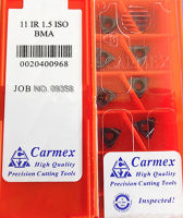 11IR A60 A55 0.5 0.75 1.0 1.25 1.5 1.75 2.0 2.5 ISO BMA 10pcs/set เม็ดมีดด้าย Carmex การประมวลผลสแตนเลสและเหล็ก