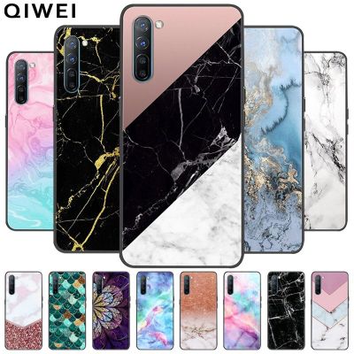 For OPPO Realme 6S Case marble Printed Soft Silicone Phone Cover For OPPO Realme 6 Pro Realme6 6 s 6i 6Pro Cases back Shells Electrical Connectors
