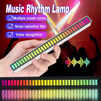 【CC】 Car Strip Music Sound Pickup Rhythm Ambient Lamp Atmosphere Night Lights Bar Room TV Decoration