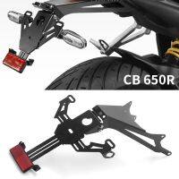 เหมาะสำหรับมอเตอร์ไซค์ฮอนด้า CBR650R 21-23 CBR650R ดัดแปลงหางสั้นตัวยึดป้ายทะเบียนรถบังโคลน