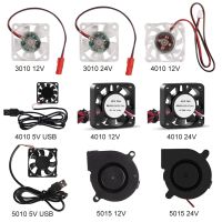 3010 4010 5015 Cooling Fan 12V 24V 5V Blower Fan Turbo Brushless Fan For V5 V6 Hotend Bowden Extruder J-Head 3D Printer Parts