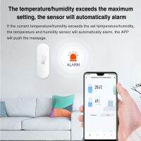 【‘= Tuya Wifi Smart Temperature And Humidity Sensor Smart Life APP Intelligent Voice Control Real-Time Monitoring For Alexa Google