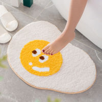 Home Living Room Door Mat Absorbent Bathroom Carpet Cartoon Cat Shape Design Non-slip Foot Mat Corridor Entrance Area Carpet