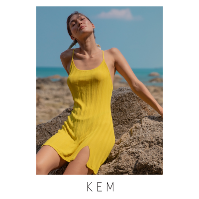 Kemissara Slip Dress - Sunny Yellow