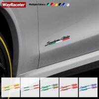 【LZ】 2 Pcs Door Side Sticker Italian Style Scuderia Italia Graphics Vinyl Decal For Alfa Romeo Stelvio Giulia 159 Giulietta 147 Mito