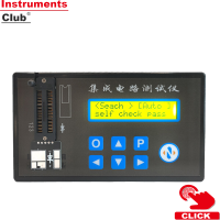 Instruments มือถือแบบชาร์จไฟ LED ทดสอบวงจรรวมมัลติฟังก์ชั่ทดสอบชิปทรานซิสเตอร์ไดโอด T Riode ทดสอบทรานซิสเตอร์ดิจิตอลแบบบูรณาการวงจรชิปตรวจจับ