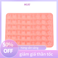 ?【HOT SALE】MUXI 1ชิ้น54ช่องแม่พิมพ์ซิลิโคนรูปสัตว์ผลไม้ DIY ถาดน้ำแข็งช็อกโกแลตขนาดเล็กแม่พิมพ์สำหรับอบวุ้นแบบไม่ติด