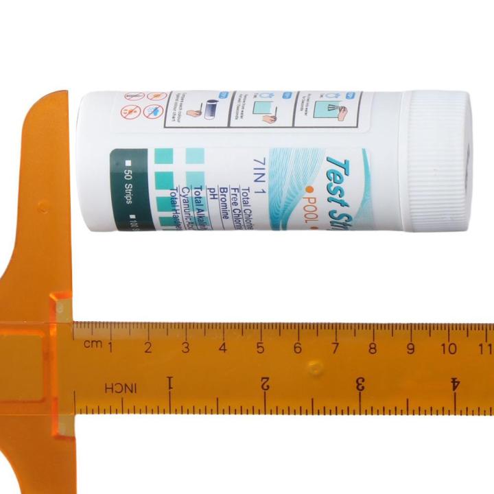 widely-apply-good-quality-full-range-compact-size-7-in-1-pool-test-strips-ph-test-strips-high-accuracy-ph-test-paper-inspection-tools