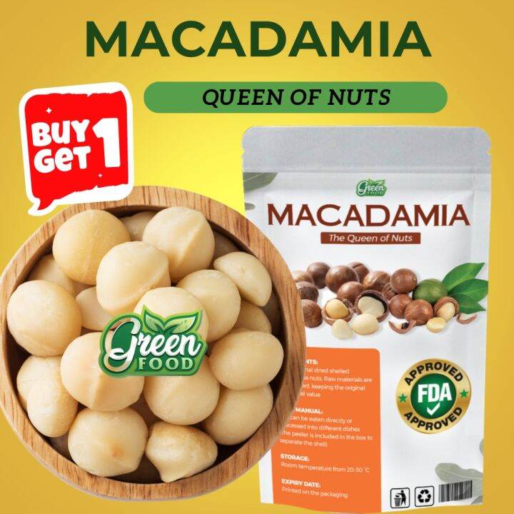 Hot [BUY 1 GET 1] Macadamia Nuts Roasted Macadamia Nuts Ready To Eat