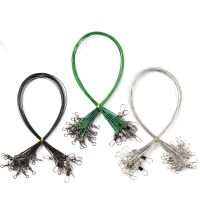 Anti-bite Steel Wire Fishing Line Wire Lead and Rotatable Fishing Accessories Lead Core Traction Rope Fishing Line15-30CM