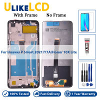 6.67 Huawei P สมาร์ท2021 PPA-LX1 PPA-LX2จอแสดงผล LCD Touch Screen Digitizer Assembly สำหรับ Honor 10X Lite DNN-LX9 / Huawei Y7A PPA-LX3 LCD