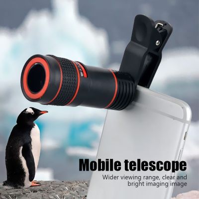 HD 8X Monocular Zoom Lens Telephoto Telescope Lens With Tripod Camping Hunting Sports For iPhone Samsung Huawei Xiaomi