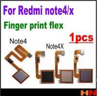 1ชิ้นสำหรับ Xiaomi Redmi Note 4 4x เครื่องสแกนลายนิ้วมือ Fpc Orig พิมพ์ลายนิ้วมือสายเคเบิลงอได้อุปกรณ์เสริม