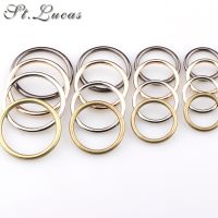 【CW】◕  60pcs/lot wholesale 20mm/25mm/30mm/35mm black bronze gold silver circle ring Connection alloy shoes bags