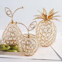 Crystal Fruit Statue Handmade Sculptures for Wedding Office Decor 【AUG】