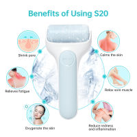 Ice Roller For Face Eyes Neck Massage Roller Body Face Massagers Facial Cold Tpy ฤดูร้อน Travel Skin Care Cooling Device