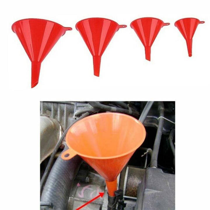4pcs-set-multi-use-funnel-household-kitchen-garage-liquid-petrol-funnel-kits-red-filling-amp-oil-change-equipment-filling-funnel