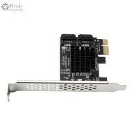 อะแดปเตอร์ขยายการ์ด 2 พอร์ต Sata Iii Pcie Pci Express To 6 Gbps Sata 3.0 ทนทาน