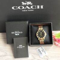 Coach เทรนด์แฟชั่นรูปแบบใหม่ผู้หญิงเหล็ก quartz นาฬิกา 14502813 พร้อมกล่อง