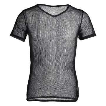 Shop Mesh Fishnet Shirt For Men online