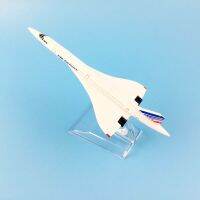 Concorde 1:400 Scale Air France 1976-2003 Diecast พวงกุญแจโลหะรูปเครื่องบินยานพาหนะของเล่นโมเดล Kids Toys เครื่องบินเครื่องบินขนาดเล็กสีขาว