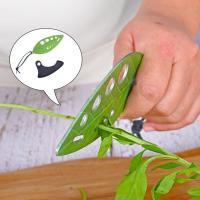 Delicacy Kitchen Portable Herb Stripper with Protective Cover Vanilla Stripper Herb Leaf Stripping Tool Herb Peeler for Kale Parsley Basil Herbs Thyme