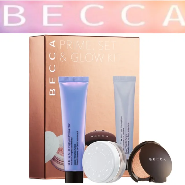 Cod Authentic Becca Prime Set And Glow Skin Perfector Powder Highlighter