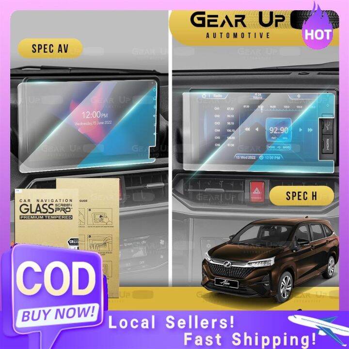 [𝗧𝗘𝗠𝗣𝗘𝗥𝗘𝗗 𝗚𝗟𝗔𝗦𝗦] PERODUA NEW ALZA BARU 2022 2023 Screen Protector