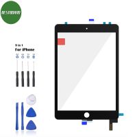 【In-demand】 หน้าจอสัมผัสสำหรับ Mini4 Mini5หน้าจอสัมผัส Digitizer ปุ่ม Home Conector สำหรับ Mini4 Mini5 A1538 A1550 A2133 A2124