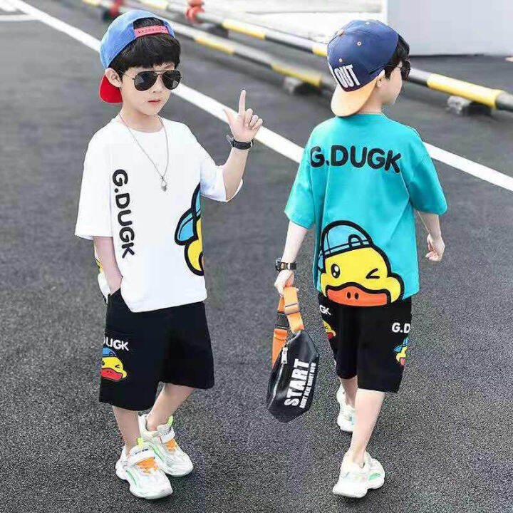 พร้อมส่ง-ชุดเด็กชายแฟชั่น-y001-เสื้อ-กางเกง